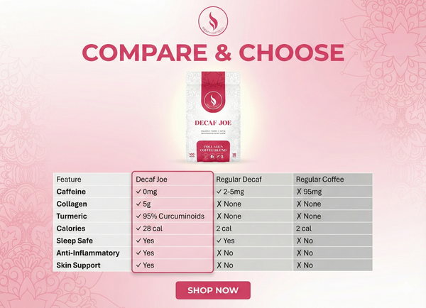 DECAF JOE | Premium Decaf Coffee with Collagen & Turmeric