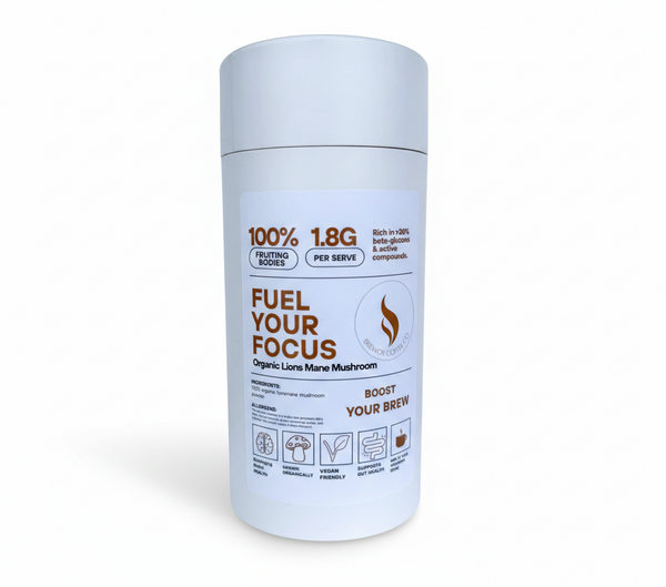 Pure Organic Lion's Mane Mushroom Powder | Brain Health Supplement