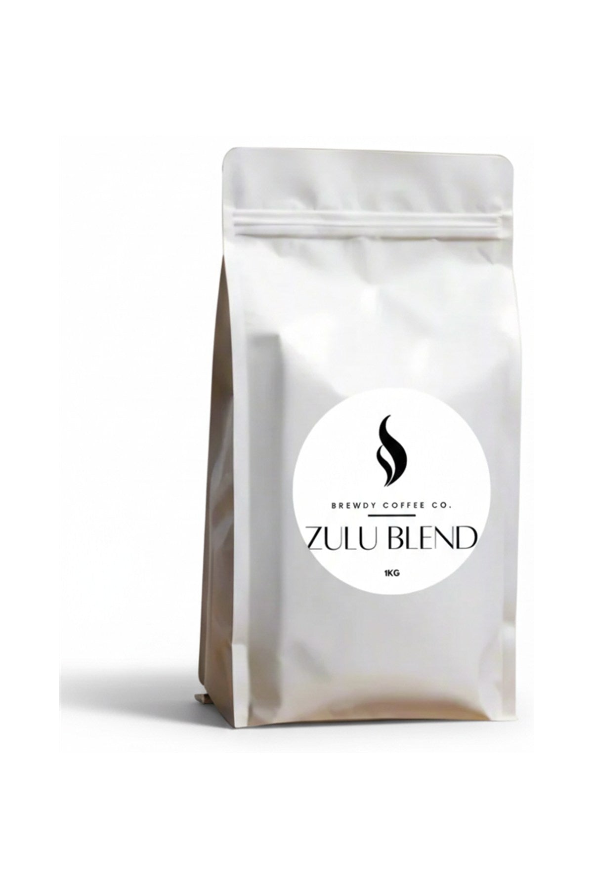 Zulu Beans, specialty coffee beans, Brewdy Coffee Co, front of pack on white background